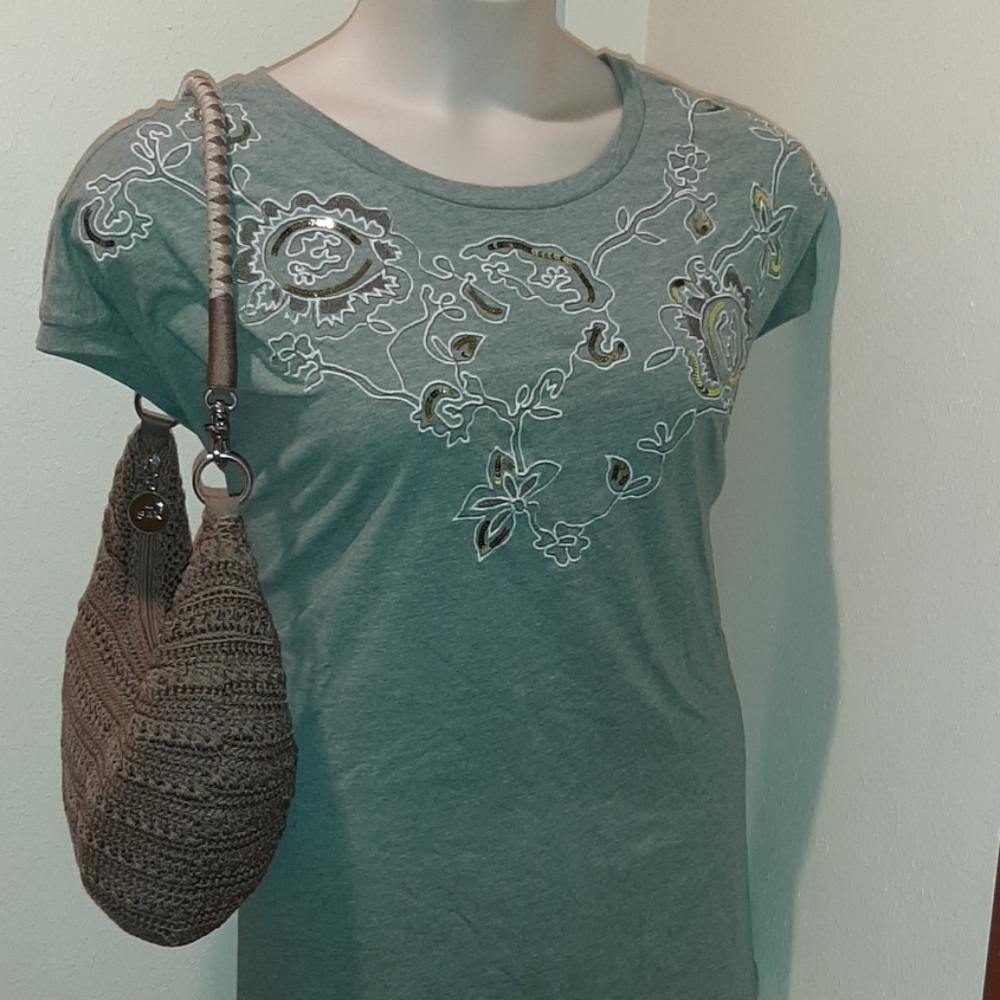 THE SAK CROCHET HOBO BAG